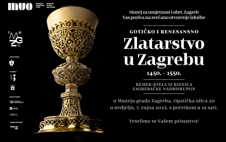 Gotičko i renesansno zlatarstvo u Zagrebu - izložba u Muzeju za umjetnost i obrt